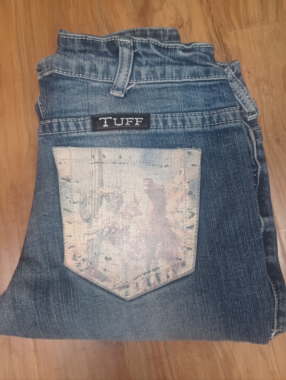 💙🐎🩵COWGIRL TUFF VINTAGE COWGIRL BOOTCUT JEANS 26x35